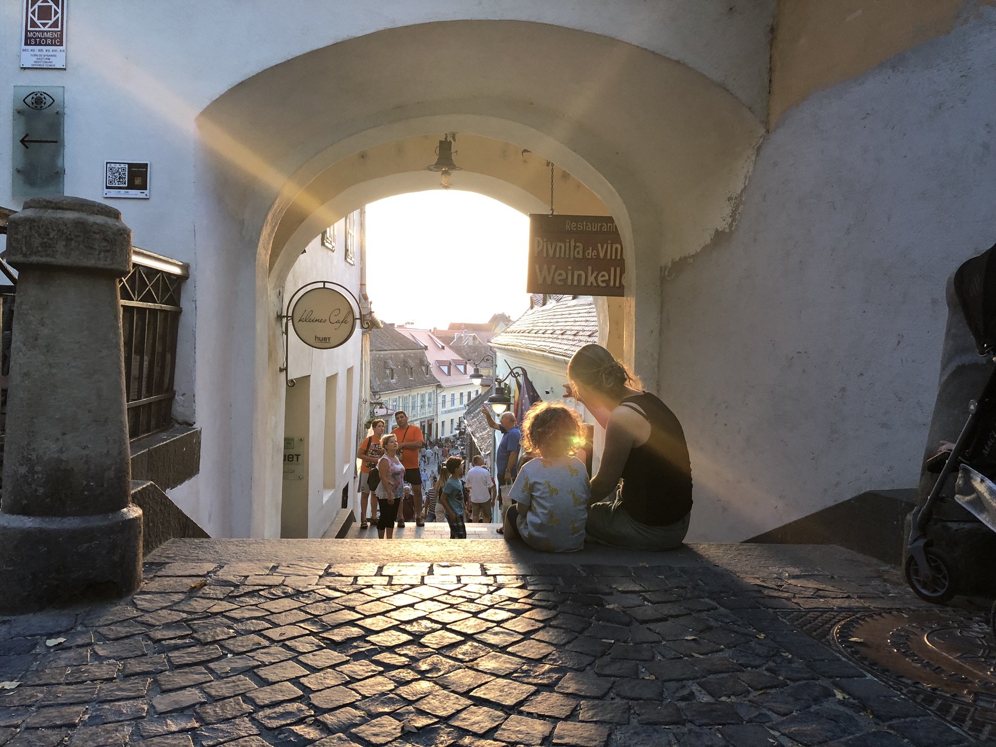 Sibiu (Hermannstadt), Rumänien, Siebenbürgen. Die Altstadt Stock